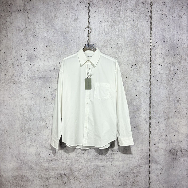 Balenciaga 발렌시아가 24SS 백로고 긴팔 셔츠 레플리카 1번 이미지 - 의류 | 세미샵 레플리카 사이트