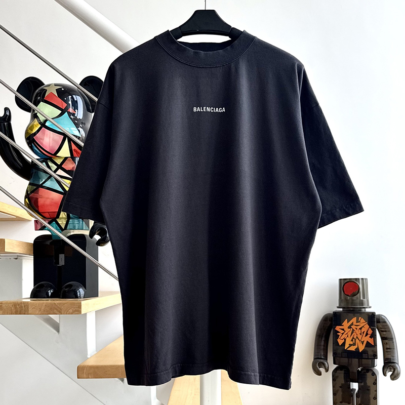 Balenciaga 발렌시아가 25SS 스트라스 반팔 티셔츠 레플리카 1번 이미지 - 의류 | 세미샵 레플리카 사이트