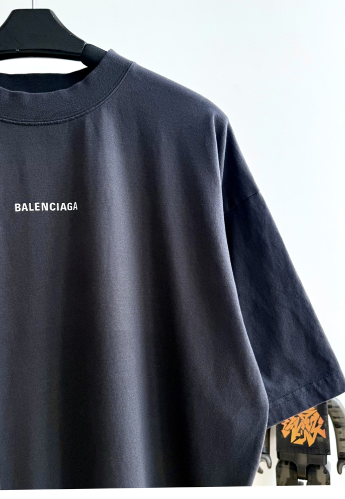 Balenciaga 발렌시아가 25SS 스트라스 반팔 티셔츠 레플리카 6번 이미지 - 의류 | 세미샵 레플리카 사이트