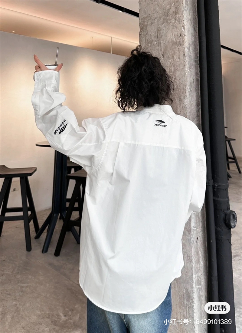 Balenciaga 발렌시아가 3B 스포츠 아이콘 오버사이즈 트랙수트 셔츠 레플리카 4번 이미지 - 의류 | 세미샵 레플리카 사이트