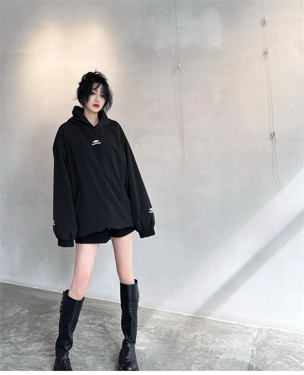 Balenciaga 발렌시아가 3B 스포츠 아이콘 후리스 후드 레플리카 5번 이미지 - 의류 | 세미샵 레플리카 사이트