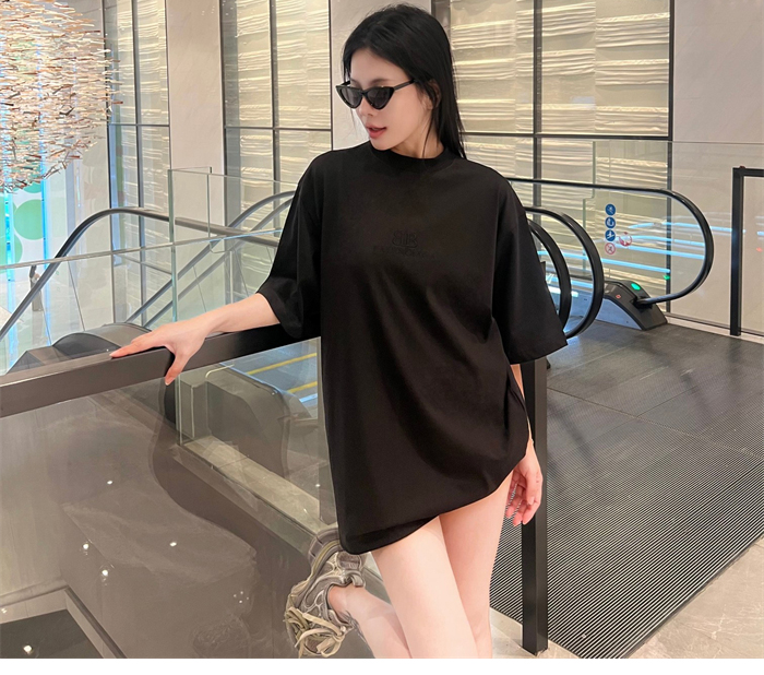 Balenciaga 발렌시아가 BB 로고 반팔 티셔츠 레플리카 4번 이미지 - 의류 | 세미샵 레플리카 사이트