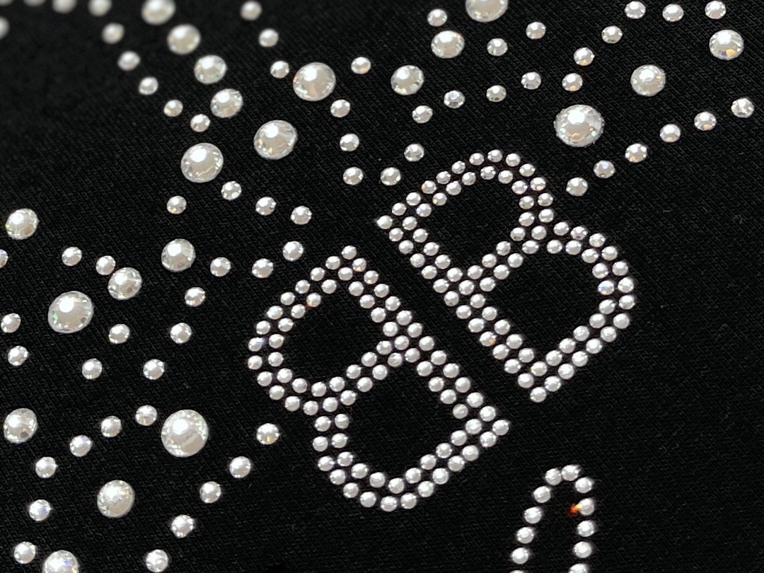 Balenciaga 발렌시아가 BB 모텔 미디엄 핏 반팔 티셔츠 블랙 레플리카 14번 이미지 - 의류 | 세미샵 레플리카 사이트