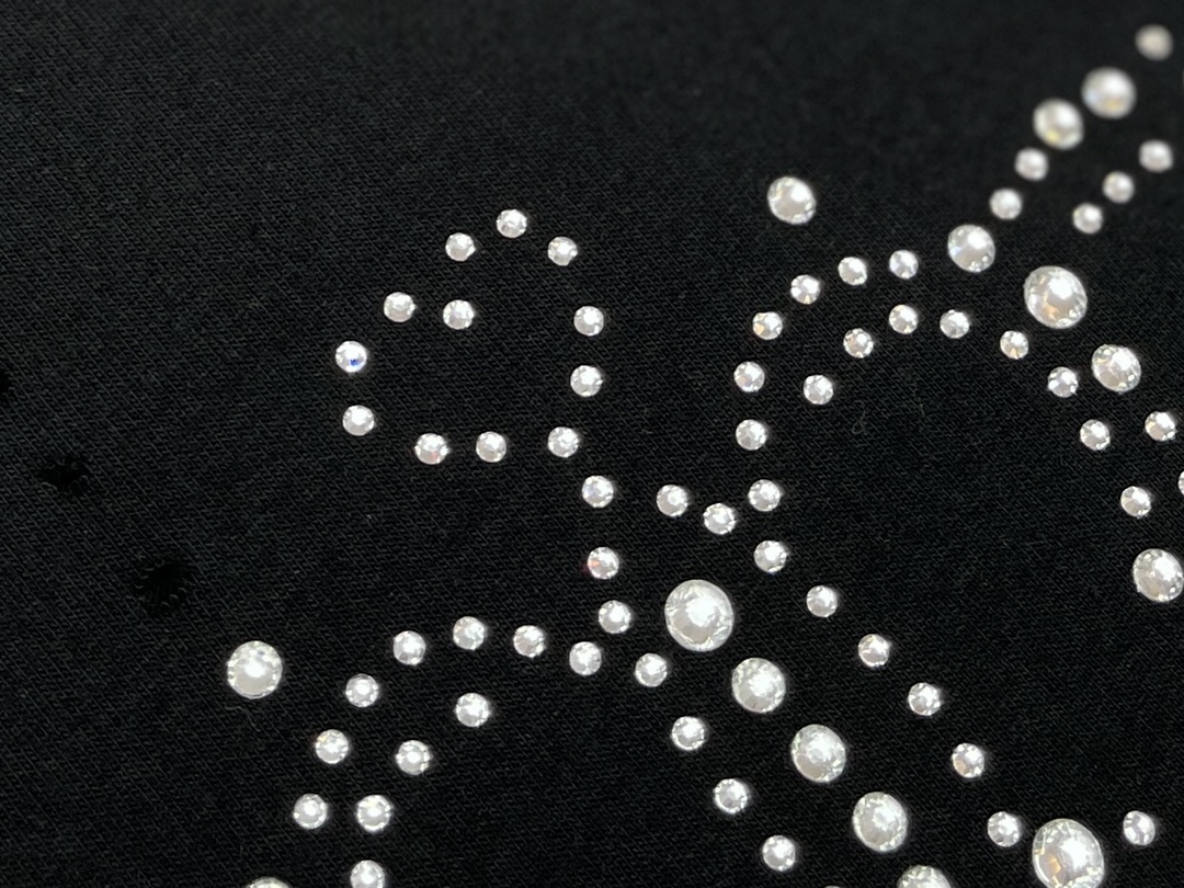 Balenciaga 발렌시아가 BB 모텔 미디엄 핏 반팔 티셔츠 블랙 레플리카 15번 이미지 - 의류 | 세미샵 레플리카 사이트