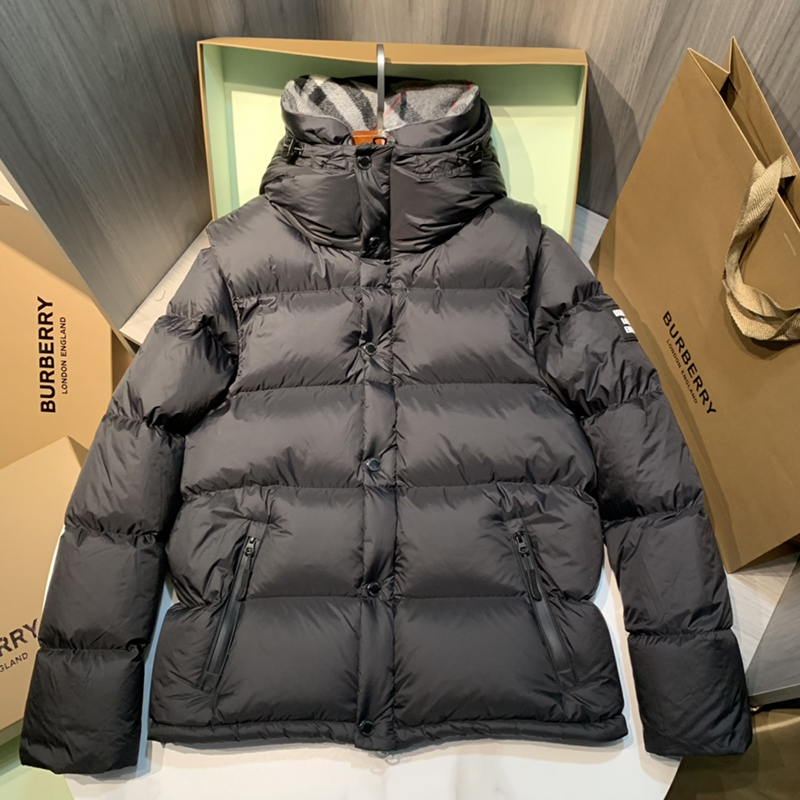 Burberry 버버리 록웰 디태처블 후드 푸퍼 패딩 자켓 레플리카 1번 이미지 - 의류 | 세미샵 레플리카 사이트