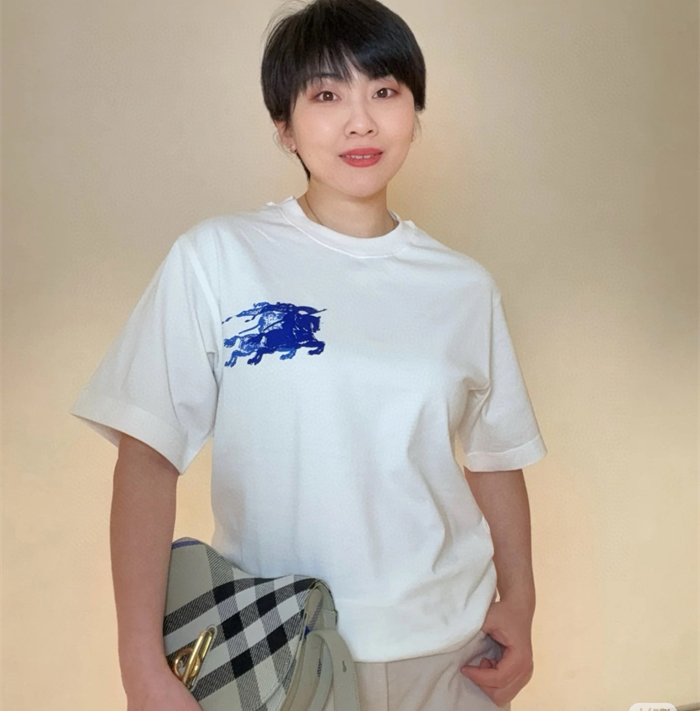 Burberry 버버리 스크린 프린트 EKD 코튼 티셔츠 레플리카 3번 이미지 - 의류 | 세미샵 레플리카 사이트