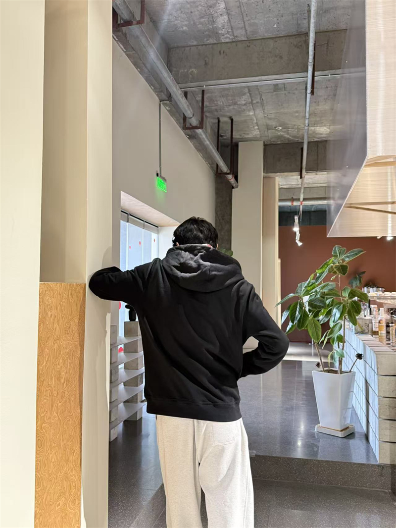 버버리 버버리 체크 코튼 블렌드 후드 집업 탑 레플리카 6번 이미지 - 의류 | 세미샵 레플리카 사이트