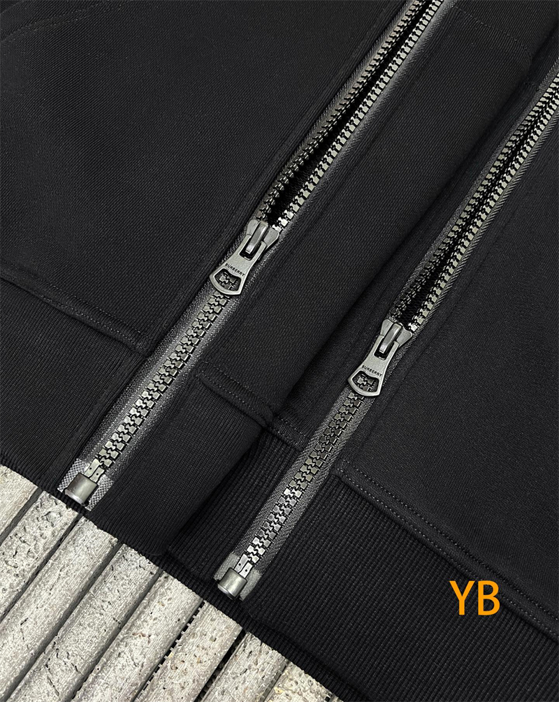 버버리 버버리 체크 코튼 블렌드 후드 집업 탑 레플리카 16번 이미지 - 의류 | 세미샵 레플리카 사이트