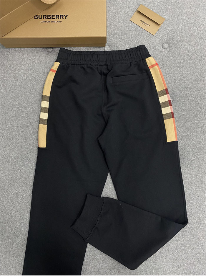 Burberry 버버리 체크 패널 코튼 조깅 팬츠 레플리카 9번 이미지 - 의류 | 세미샵 레플리카 사이트