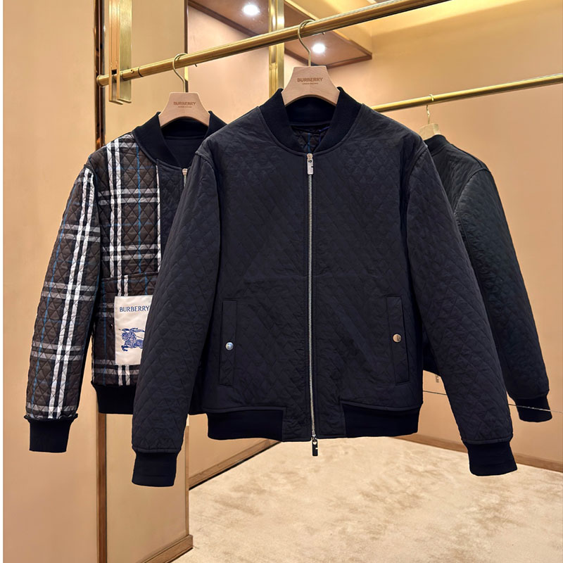 Burberry 버버리 퀼팅 나일론 봄버 자켓 레플리카 1번 이미지 - 의류 | 세미샵 레플리카 사이트