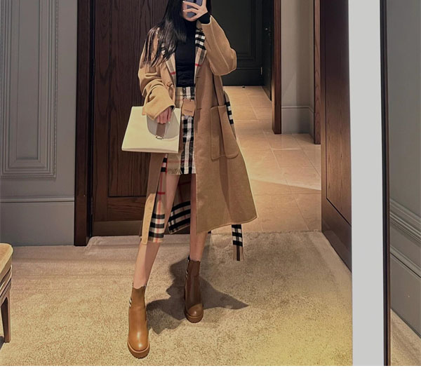 Burberry 버버리 테크니컬 코튼 페이유 후드 카 코트 레플리카 4번 이미지 - 의류 | 세미샵 레플리카 사이트