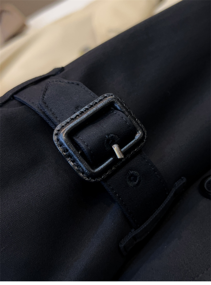 Burberry 버버리 해리티지 여성용 뉴 켄징턴 트렌치코트 블랙 레플리카 16번 이미지 - 의류 | 세미샵 레플리카 사이트