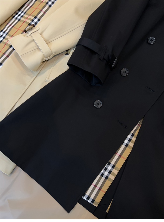 Burberry 버버리 해리티지 여성용 뉴 켄징턴 트렌치코트 블랙 레플리카 20번 이미지 - 의류 | 세미샵 레플리카 사이트