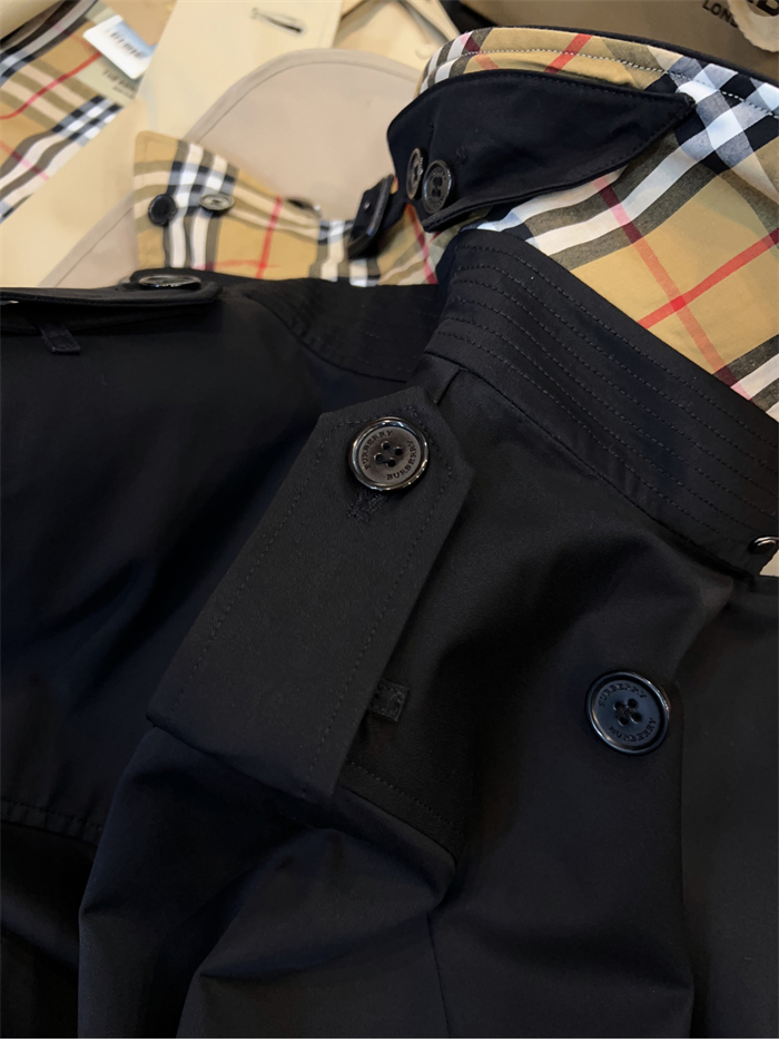 Burberry 버버리 해리티지 여성용 뉴 켄징턴 트렌치코트 블랙 레플리카 22번 이미지 - 의류 | 세미샵 레플리카 사이트