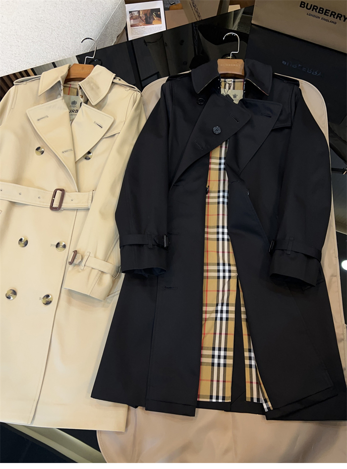 Burberry 버버리 해리티지 여성용 뉴 켄징턴 트렌치코트 블랙 레플리카 24번 이미지 - 의류 | 세미샵 레플리카 사이트