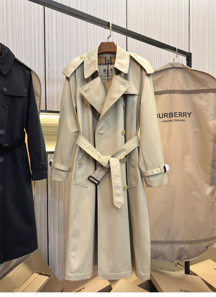 Burberry 버버리 해리티지 여성용 롱 뉴 웨스트민스터 트렌치 코트 베이지 레플리카 7번 이미지 - 의류 | 세미샵 레플리카 사이트