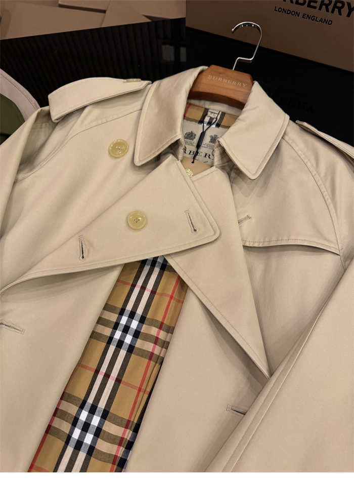 Burberry 버버리 해리티지 여성용 롱 뉴 웨스트민스터 트렌치 코트 베이지 레플리카 22번 이미지 - 의류 | 세미샵 레플리카 사이트