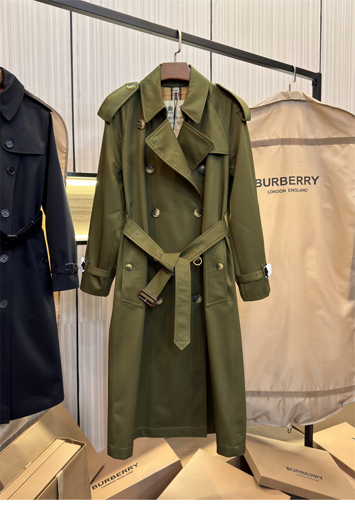 Burberry 버버리 해리티지 여성용 롱 뉴 웨스트민스터 트렌치 코트 카키 레플리카 7번 이미지 - 의류 | 세미샵 레플리카 사이트