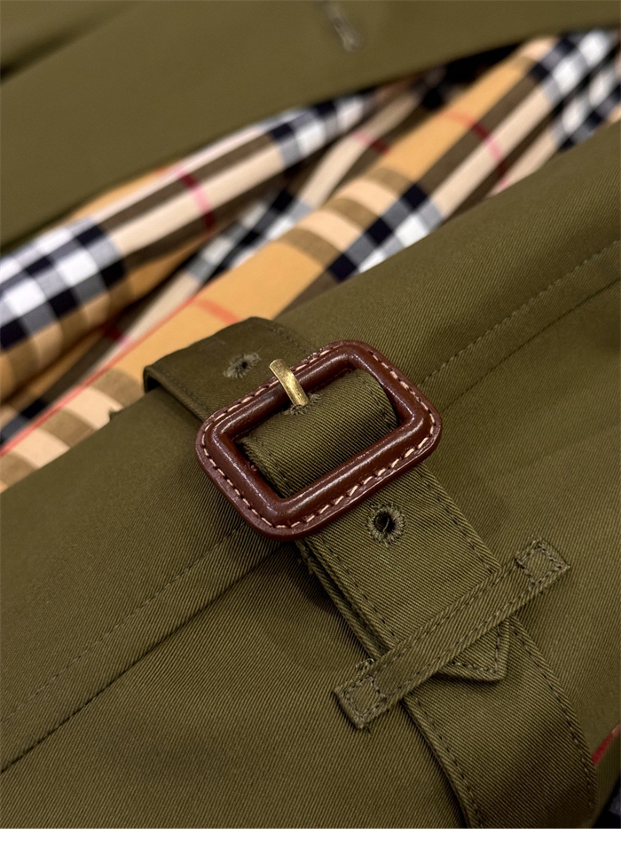 Burberry 버버리 해리티지 여성용 롱 뉴 웨스트민스터 트렌치 코트 카키 레플리카 18번 이미지 - 의류 | 세미샵 레플리카 사이트