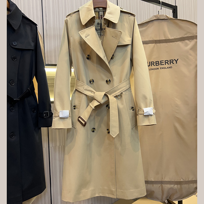 Burberry 버버리 해리티지 여성용 롱 뉴 켄징턴 베이지 레플리카 1번 이미지 - 의류 | 세미샵 레플리카 사이트