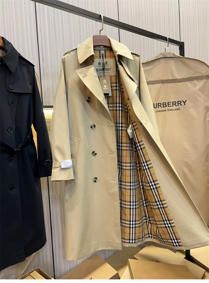 Burberry 버버리 해리티지 여성용 롱 뉴 켄징턴 베이지 레플리카 6번 이미지 - 의류 | 세미샵 레플리카 사이트