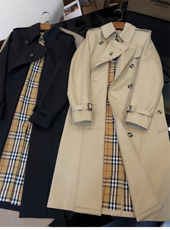 Burberry 버버리 해리티지 여성용 롱 뉴 켄징턴 베이지 레플리카 16번 이미지 - 의류 | 세미샵 레플리카 사이트