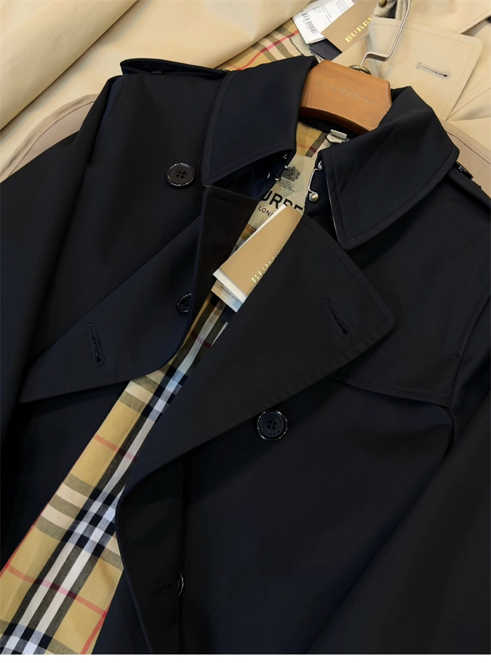 Burberry 버버리 해리티지 여성용 롱 뉴 켄징턴 블랙 레플리카 20번 이미지 - 의류 | 세미샵 레플리카 사이트