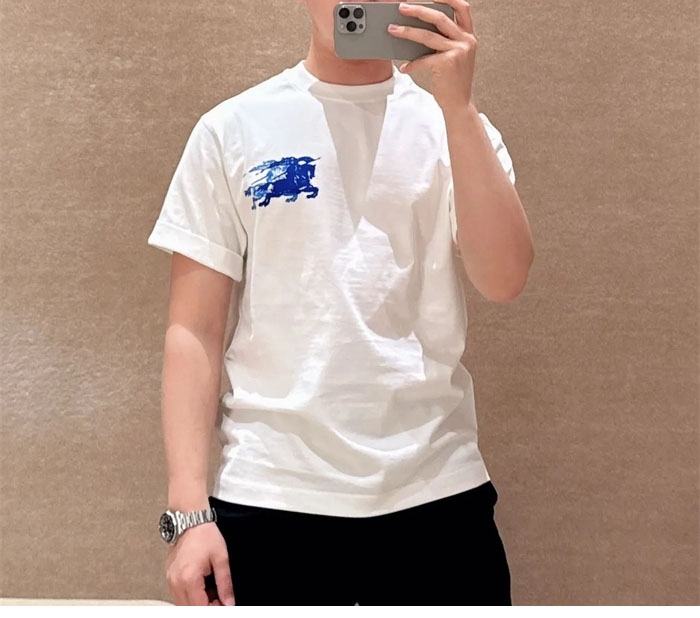 Burberry 버버리 EKD 코튼 반팔 티셔츠 레플리카 3번 이미지 - 의류 | 세미샵 레플리카 사이트