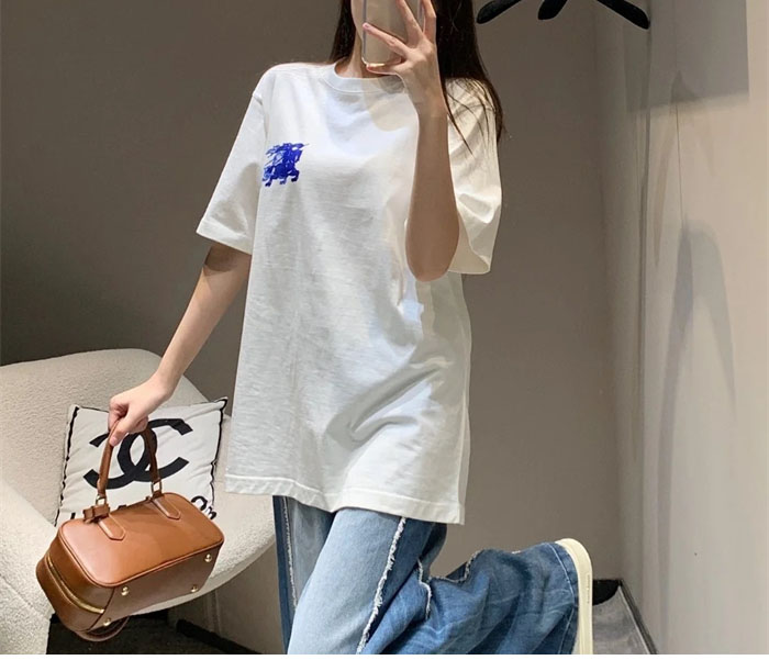 Burberry 버버리 EKD 코튼 반팔 티셔츠 레플리카 4번 이미지 - 의류 | 세미샵 레플리카 사이트