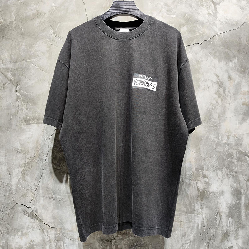 Vetements 베트멍 헬로 마이 네임 이즈 베트멍 반팔 티셔츠 레플리카 1번 이미지 - 의류 | 세미샵 레플리카 사이트