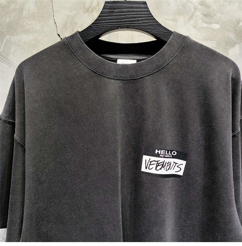 Vetements 베트멍 헬로 마이 네임 이즈 베트멍 반팔 티셔츠 레플리카 4번 이미지 - 의류 | 세미샵 레플리카 사이트