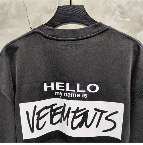 Vetements 베트멍 헬로 마이 네임 이즈 베트멍 반팔 티셔츠 레플리카 6번 이미지 - 의류 | 세미샵 레플리카 사이트