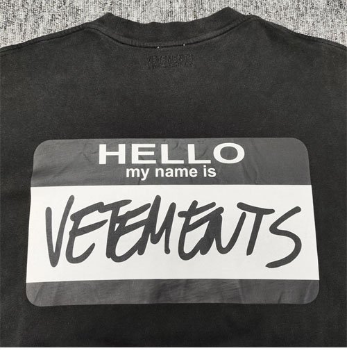 Vetements 베트멍 헬로 마이 네임 이즈 베트멍 반팔 티셔츠 레플리카 7번 이미지 - 의류 | 세미샵 레플리카 사이트