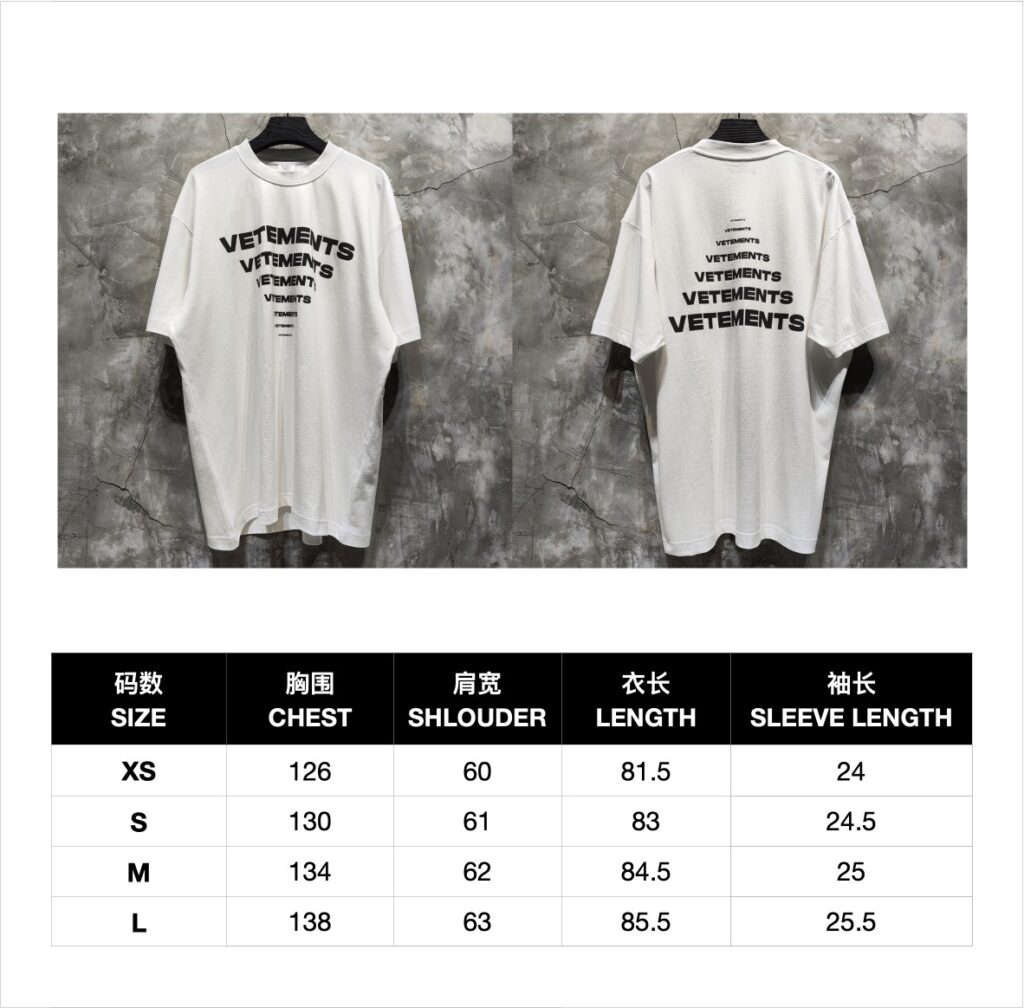 Vetements 베트멍 24SS PYRAMID 로고 반팔 티셔츠 화이트 레플리카 12번 이미지 - 의류 | 세미샵 레플리카 사이트