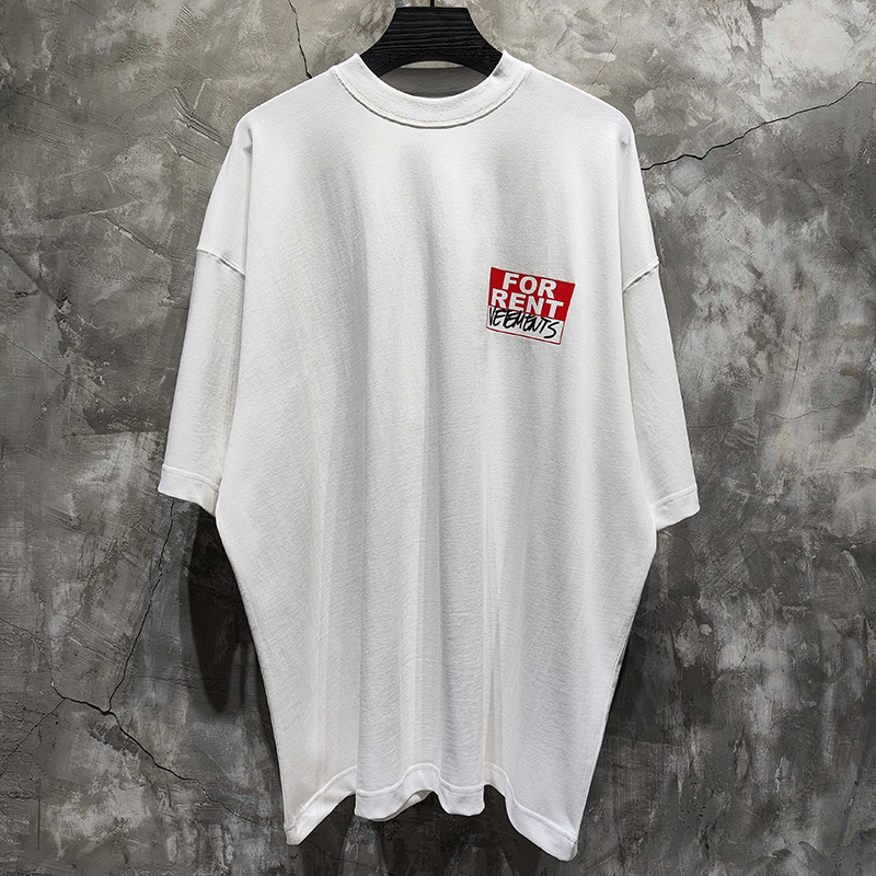 Vetements 베트멍 for Rent 오버사이즈 반팔 티셔츠 레플리카 1번 이미지 - 의류 | 세미샵 레플리카 사이트