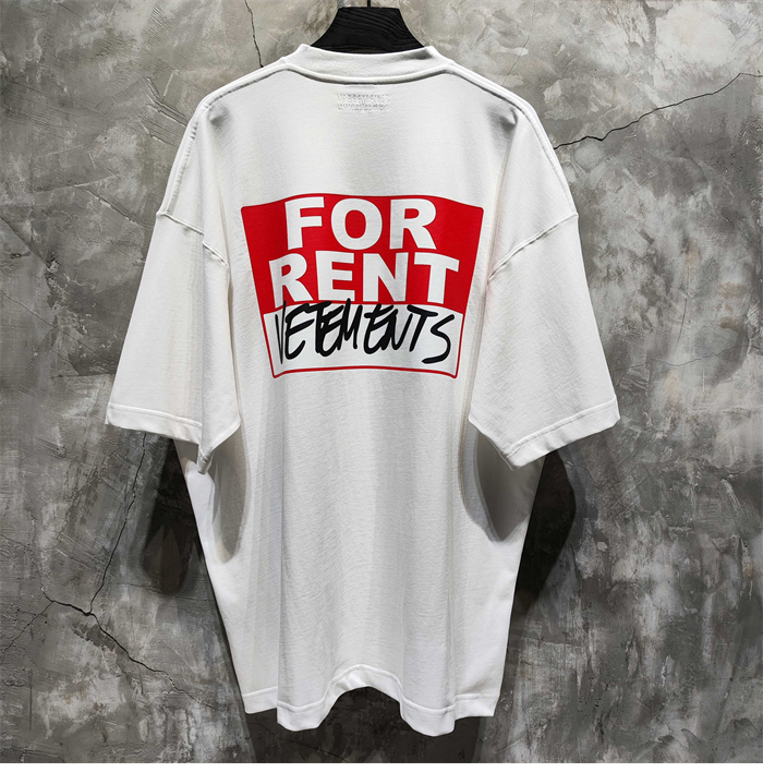 Vetements 베트멍 for Rent 오버사이즈 반팔 티셔츠 레플리카 3번 이미지 - 의류 | 세미샵 레플리카 사이트