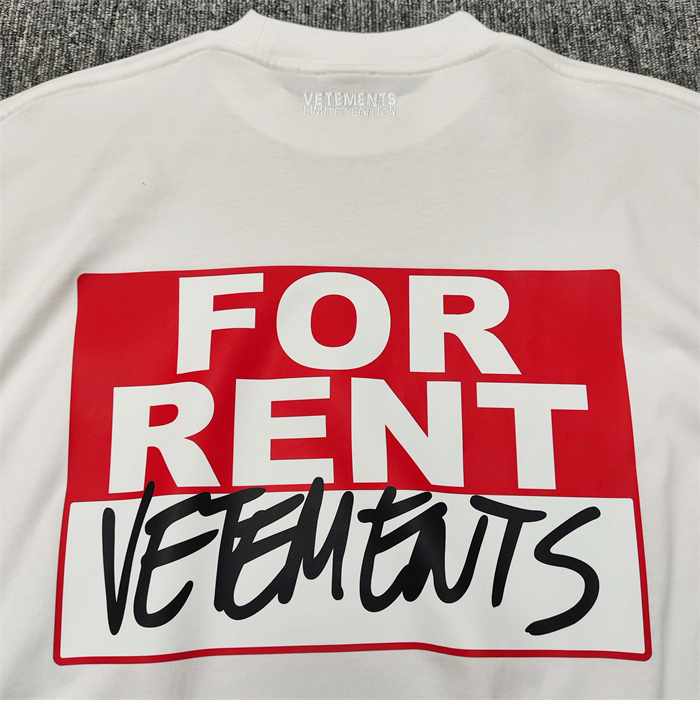 Vetements 베트멍 for Rent 오버사이즈 반팔 티셔츠 레플리카 9번 이미지 - 의류 | 세미샵 레플리카 사이트