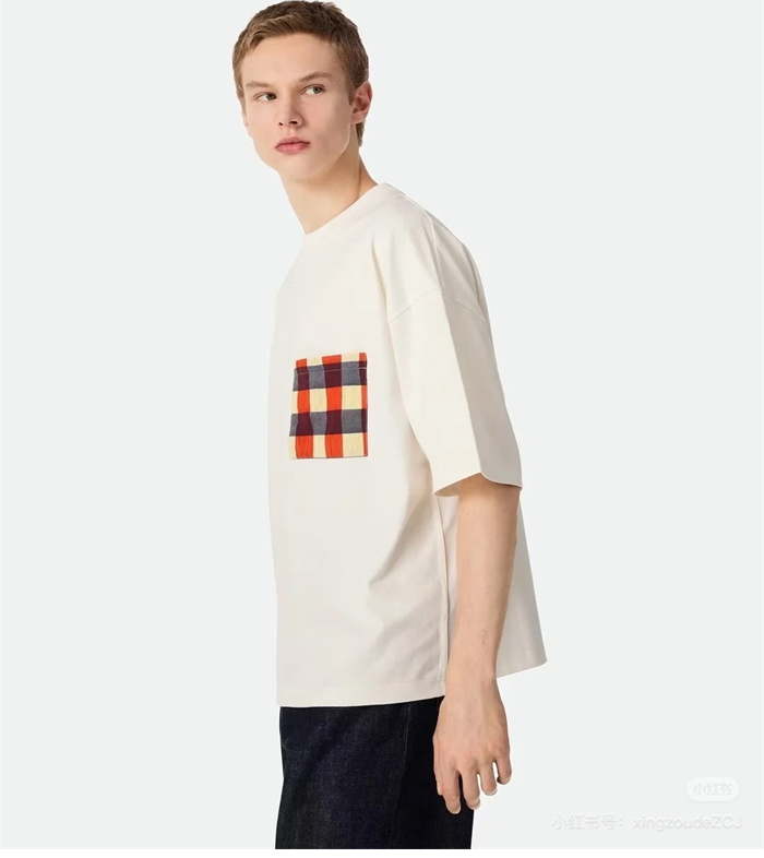 Bottega Veneta 보테가베네타 깅엄 포켓 소프트 코튼 반팔 티셔츠 레플리카 2번 이미지 - 의류 | 세미샵 레플리카 사이트