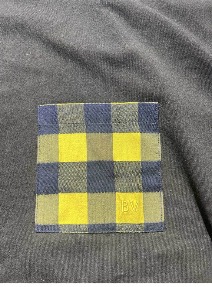 Bottega Veneta 보테가베네타 깅엄 포켓 소프트 코튼 반팔 티셔츠 레플리카 10번 이미지 - 의류 | 세미샵 레플리카 사이트