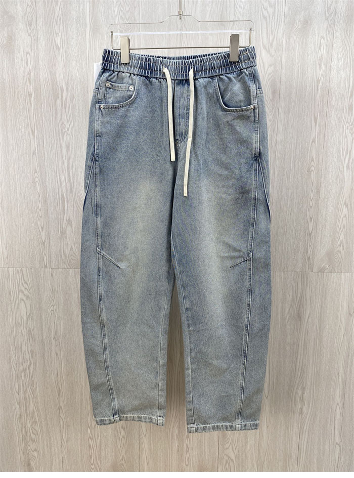 Bottega Veneta 보테가베네타 밴딩 와이드 데님 진 레플리카 5번 이미지 - 의류 | 세미샵 레플리카 사이트