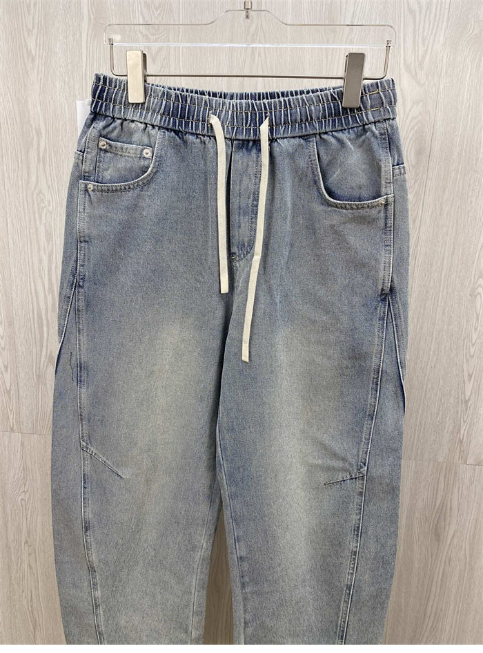 Bottega Veneta 보테가베네타 밴딩 와이드 데님 진 레플리카 6번 이미지 - 의류 | 세미샵 레플리카 사이트