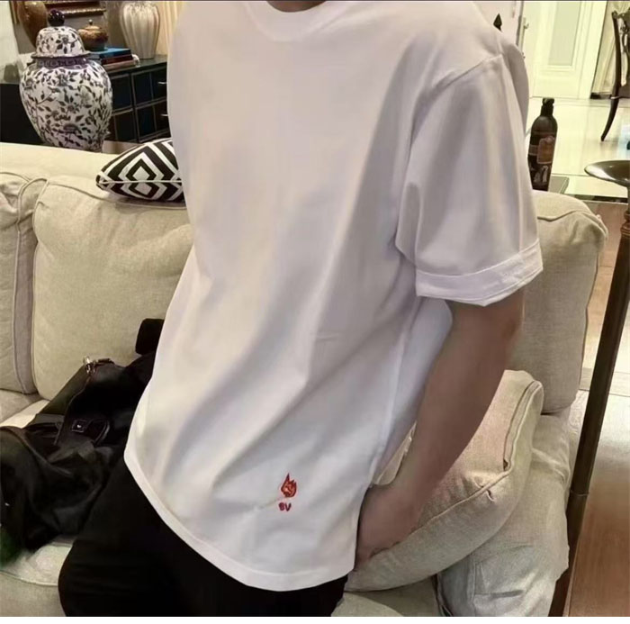 Bottega Veneta 보테가베네타 성냥 자수 파마 코튼 반팔 티셔츠 레플리카 5번 이미지 - 의류 | 세미샵 레플리카 사이트