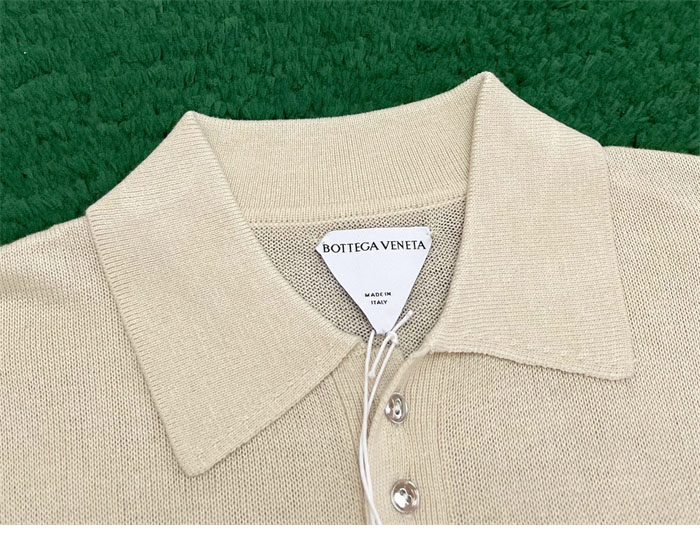 Bottega Veneta 보테가베네타 스트링슬림 라이트 린넨 폴로 셔츠 레플리카 9번 이미지 - 의류 | 세미샵 레플리카 사이트
