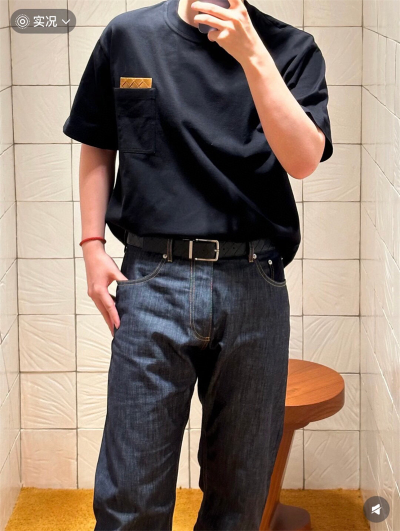 Bottega Veneta 보테가베네타 인트레치아토 피마 코튼 저지 티셔츠 레플리카 21번 이미지 - 의류 | 세미샵 레플리카 사이트