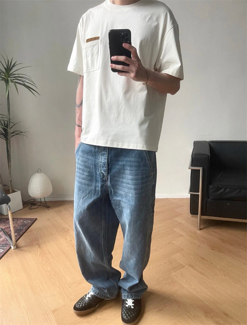 Bottega Veneta 보테가베네타 인트레치아토 피마 코튼 저지 티셔츠 레플리카 23번 이미지 - 의류 | 세미샵 레플리카 사이트