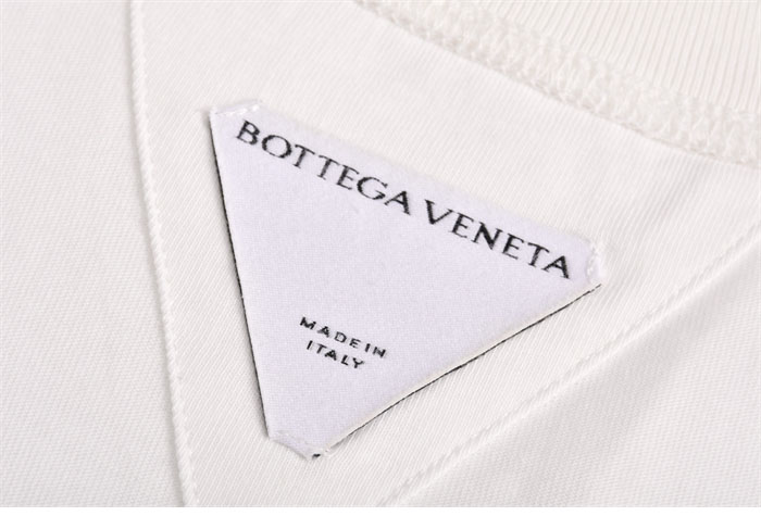 Bottega Veneta 보테가베네타 자수 디테일 코튼 반팔 티셔츠 레플리카 11번 이미지 - 의류 | 세미샵 레플리카 사이트
