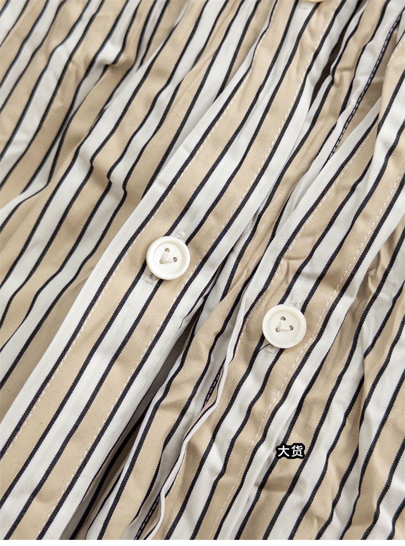 Bottega Veneta 보테가베네타 크러쉬드 테크 포플린 셔츠 베이지 레플리카 12번 이미지 - 의류 | 세미샵 레플리카 사이트