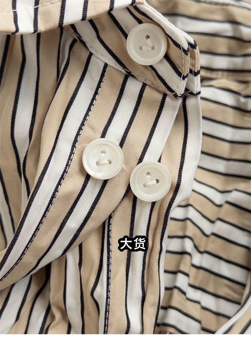 Bottega Veneta 보테가베네타 크러쉬드 테크 포플린 셔츠 베이지 레플리카 13번 이미지 - 의류 | 세미샵 레플리카 사이트