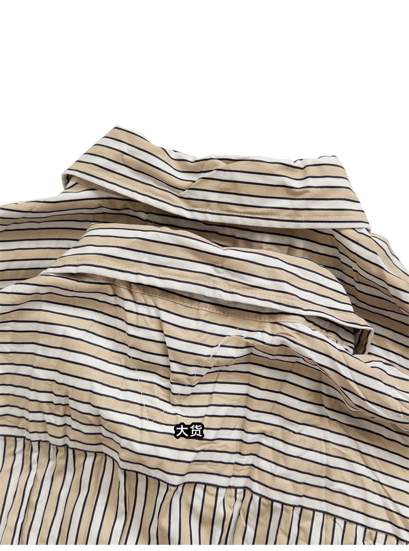 Bottega Veneta 보테가베네타 크러쉬드 테크 포플린 셔츠 베이지 레플리카 15번 이미지 - 의류 | 세미샵 레플리카 사이트