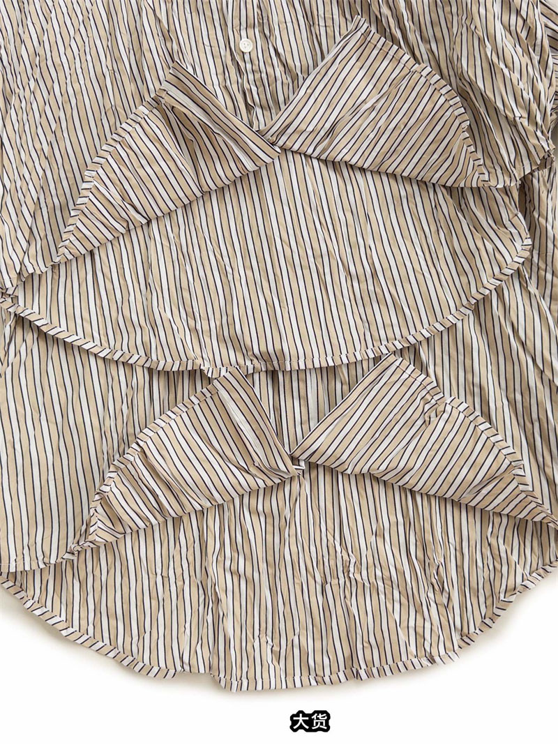 Bottega Veneta 보테가베네타 크러쉬드 테크 포플린 셔츠 베이지 레플리카 20번 이미지 - 의류 | 세미샵 레플리카 사이트